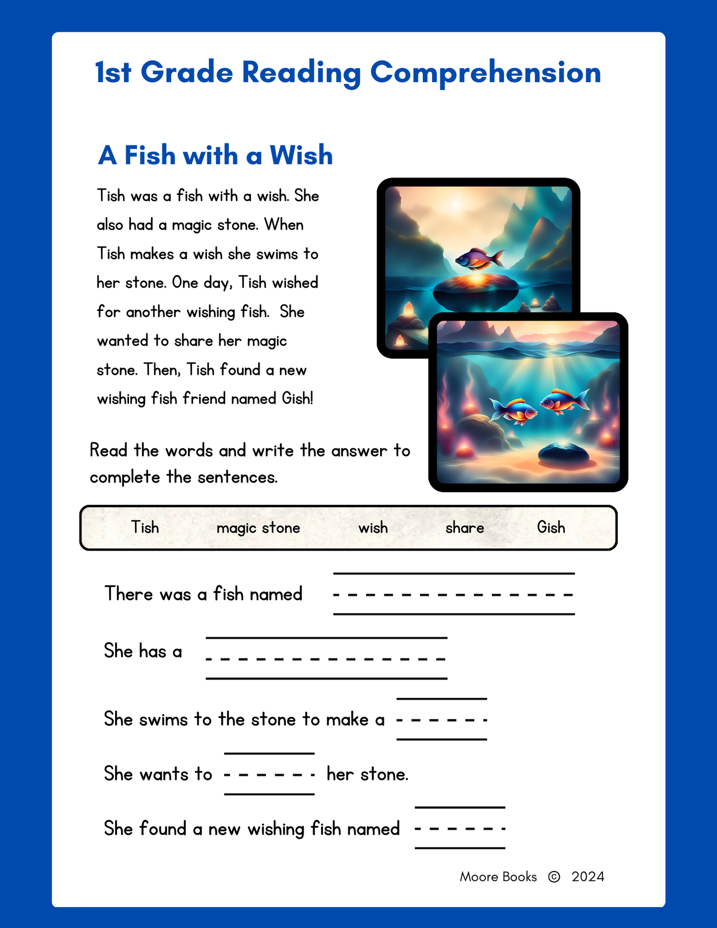 Reading Comprehension - A Fish with a Wish