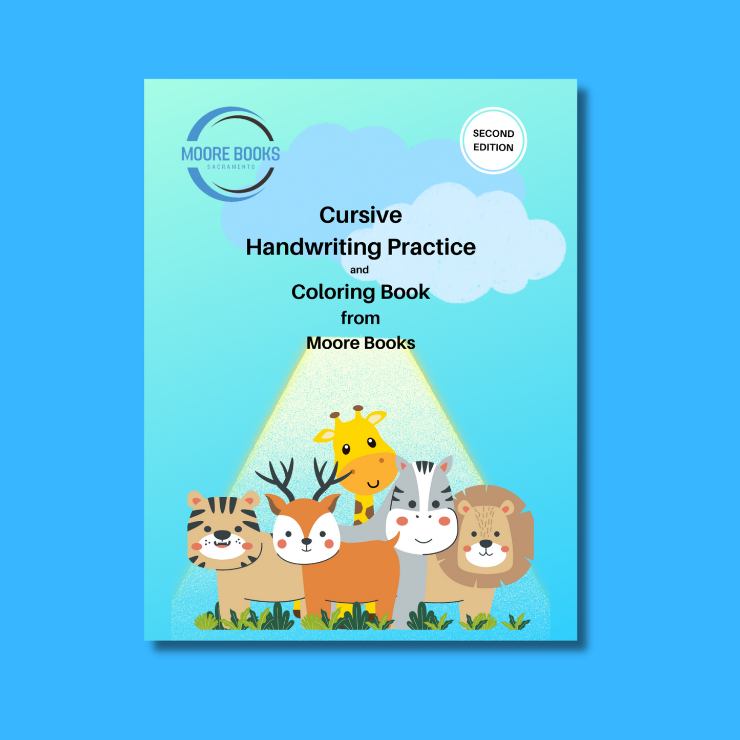Cursive Handwriting Practice and Coloring Book - Printable!