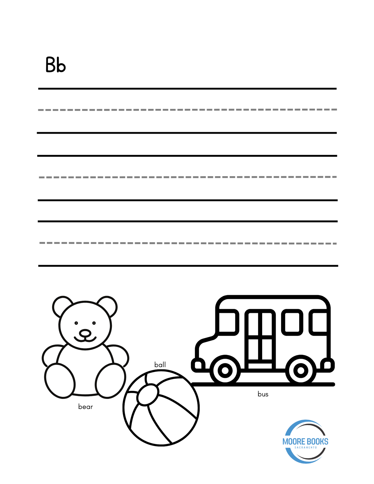 Handwriting Practice and Coloring Book - Printable!