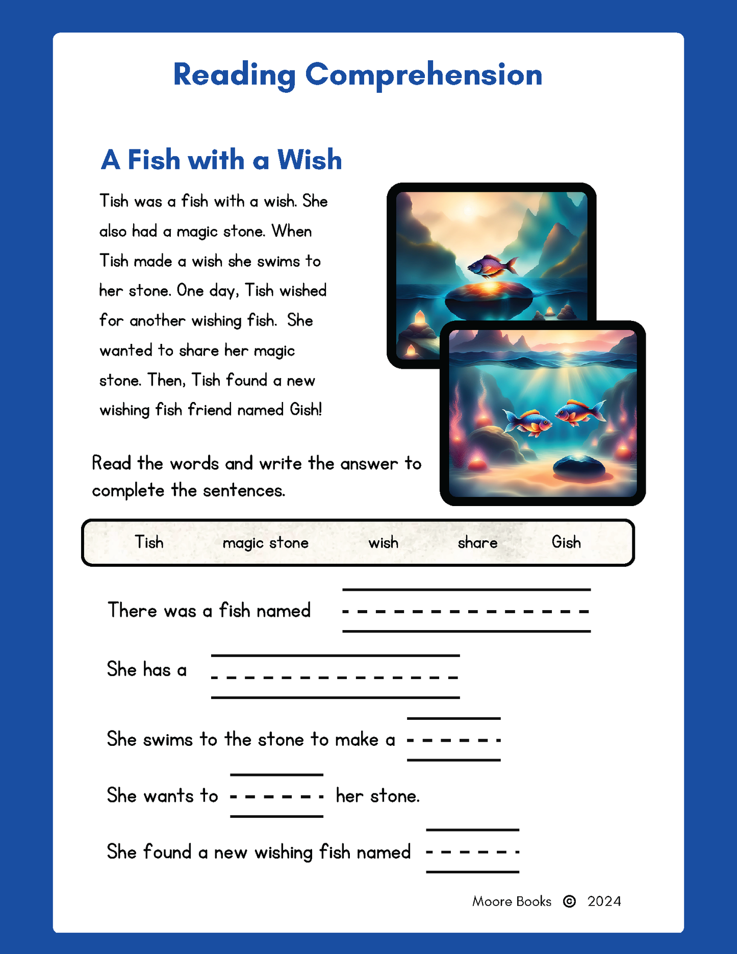 Reading Comprehension - A Fish with a Wish